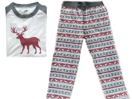 Lola & Taylor Fair Isle Fawn Mens PJ Set 2020 Online Sale