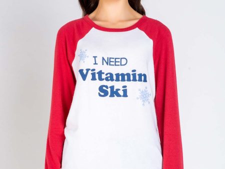 PJ Salvage Vitamin Ski Womens Crew 2021 Online now