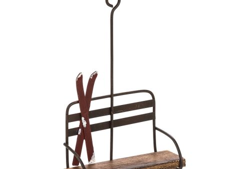 Abbott Chair Lift with Skis Ornament Cheap