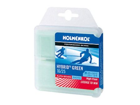 Holmenkol Hybrid Green Ski Wax Hot on Sale