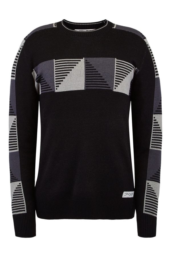 Spyder Classic Crew Mens Sweater Black M For Discount