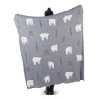 Abbott Polar Bear & Tree Throw For Cheap