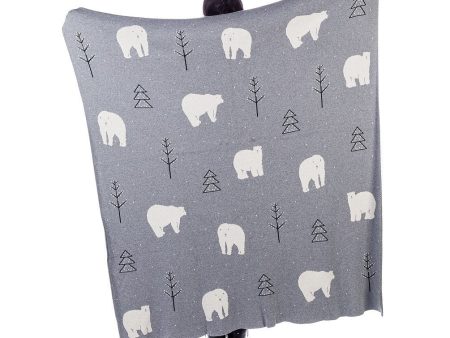 Abbott Polar Bear & Tree Throw For Cheap