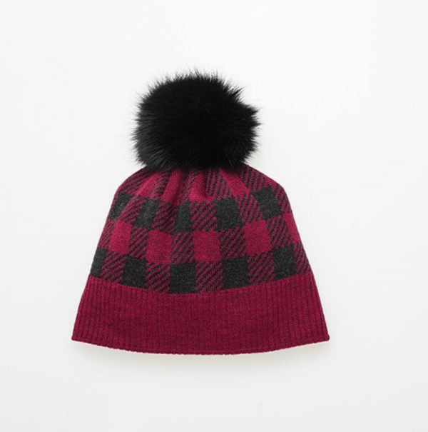 Canadian Hat Canada Plaid Pom Adult Beanie 2019 Online