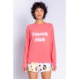 PJ Salvage Brunch Club Womens LS Top 2022 For Cheap