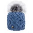 Pleau Womens Hat with Fur Pom on Sale