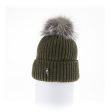 Harricana Classic Womens Beanie with Fur Pom For Sale