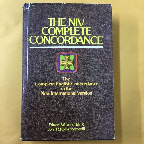 The NIV Complete Concordance Supply