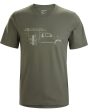 Arc teryx Adventure Wagon Mens SS T-shirt 2021 on Sale