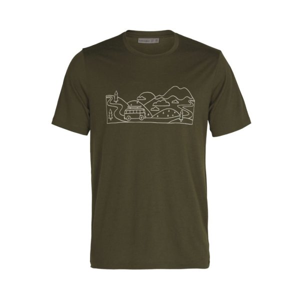 Icebreaker Tech Lite II Combi Ski Trip Mens SS Tee Sale