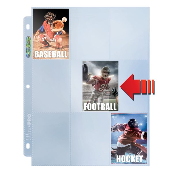 Premium Series 9-Pocket Side Load Pages (100ct) for Standard Size Cards Online now