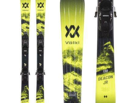 Volkl Deacon Junior 130 - 160 Ski + vMotion 7.0 Binding 2023 For Cheap