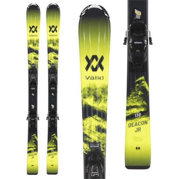 Volkl Deacon Junior 130 - 160 Ski + vMotion 7.0 Binding 2023 For Cheap