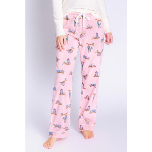 PJ Salvage Sloths Womens Flannel PJ Pant 2022 Sale