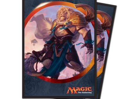 Aether Revolt Ajani Unyielding Standard Deck Protector Sleeves (80ct) for Magic: The Gathering For Discount