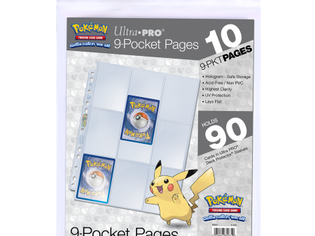 9-Pocket 11-Hole Punch Pages (10ct) for Pokémon Online now