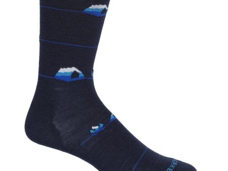 Icebreaker Lifestyle UL Backcountry Camp Mens Crew Sock Online Sale