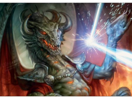 Commander Masters Deflecting Swat Red Standard Gaming Playmat for Magic: The Gathering Supply