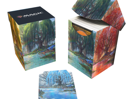 Bloomburrow Season Lands: Three Tree City (Summer) 100+ Deck Box® Multi for Magic: The Gathering Online Hot Sale