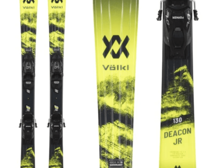 Volkl Deacon Junior Ski 80 - 120 + VMotion 4.5 Binding 2023 Hot on Sale