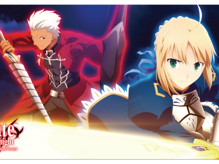 Archer & Saber Standard Gaming Playmat Mousepad for Fate stay night For Discount