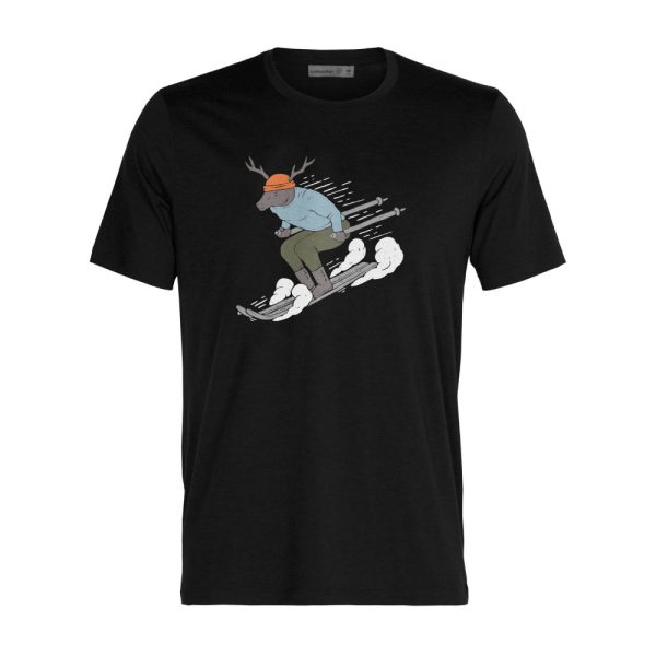 Icebreaker Tech Lite II Ski Rider Mens SS Tee For Cheap