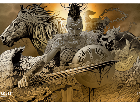 Kaldheim Reidane, God of the Worthy Standard Gaming Playmat for Magic: The Gathering Sale