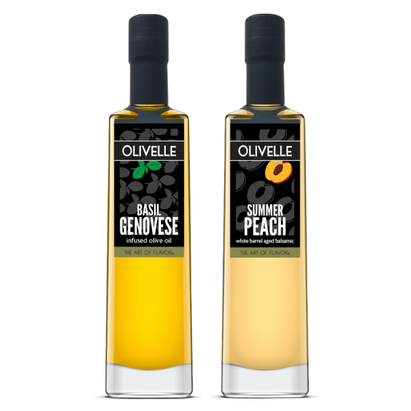 Perfect Pairing - Basil Genovese Olive Oil & Summer Peach Balsamic Cheap