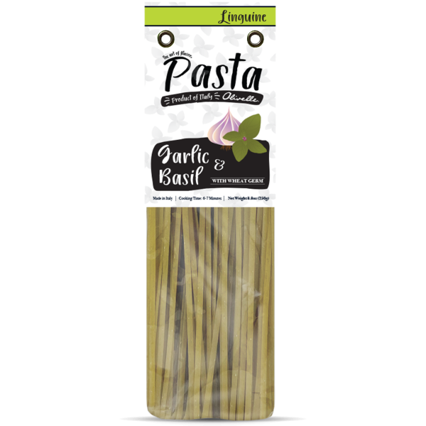 Garlic & Basil Linguine Hot on Sale