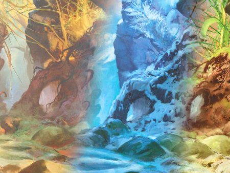 Bloomburrow Season Lands: Swamp (Four Seasons) Standard Gaming Playmat for Magic: The Gathering Online now