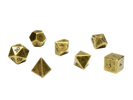 Heavy Metal Antique RPG Dice Set (7ct) Online