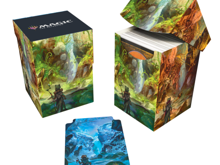 Bloomburrow Season Lands: Swamp (Summer) 100+ Deck Box Black for Magic: The Gathering Online Sale