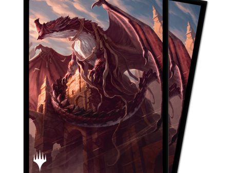 Strixhaven Velomachus Lorehold Standard Deck Protector Sleeves (100ct) for Magic: The Gathering For Cheap