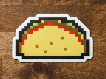 8 Bit Taco Sticker Sale