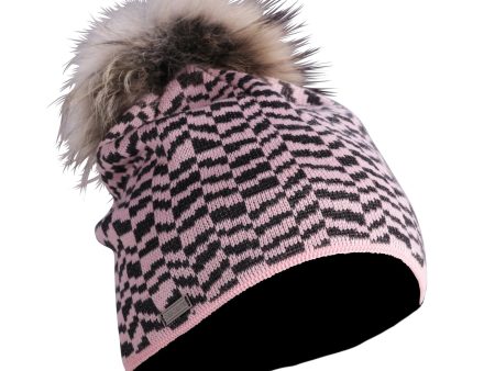 Descente Teagon Fur Pom Ladies Hat Supply