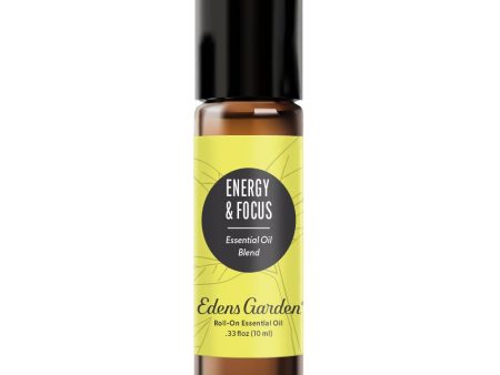 Energy & Focus Essential Oil Roll-On- Best To Decrease Fatigue, Uplift & Increase Motivation on Sale