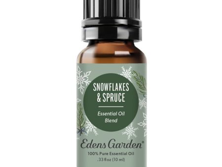 Snowflakes & Spruce Essential Oil Blend- A Bright Aromatic Frosted Treat Perfect For Spreading Holiday Cheer Online Sale