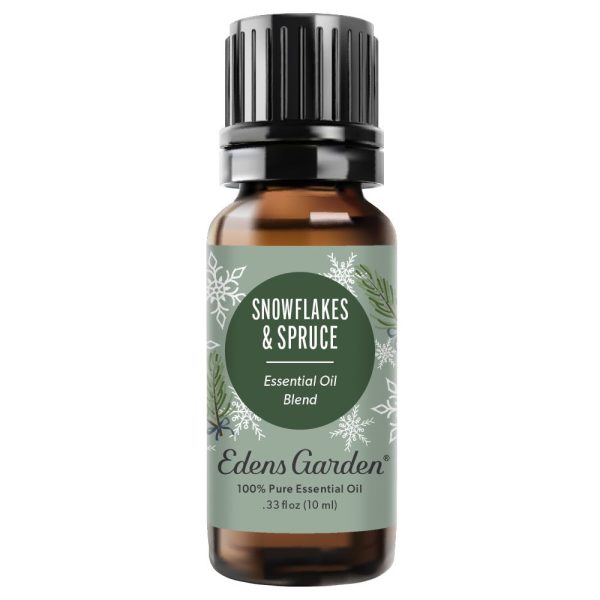 Snowflakes & Spruce Essential Oil Blend- A Bright Aromatic Frosted Treat Perfect For Spreading Holiday Cheer Online Sale