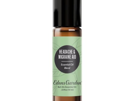 Headache & Migraine Aid Essential Oil Roll-On- Helps Alleviate Tension, Soothe Pain & Relax Fashion